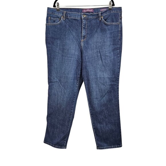 💥Gloria Vanderbilt Amanda Women's High Waist Slimming Denim Blue Jeans - Picture 1 of 7